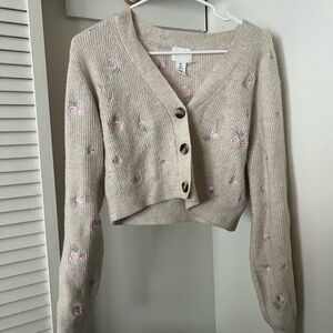 H&M Floral Cardigan